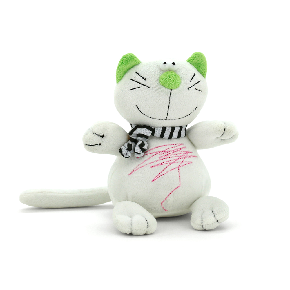 Игрушка мягкая Кот Батон cветло-серый 15см
Игрушка мягкая Кот Батон cветло-серый 15см