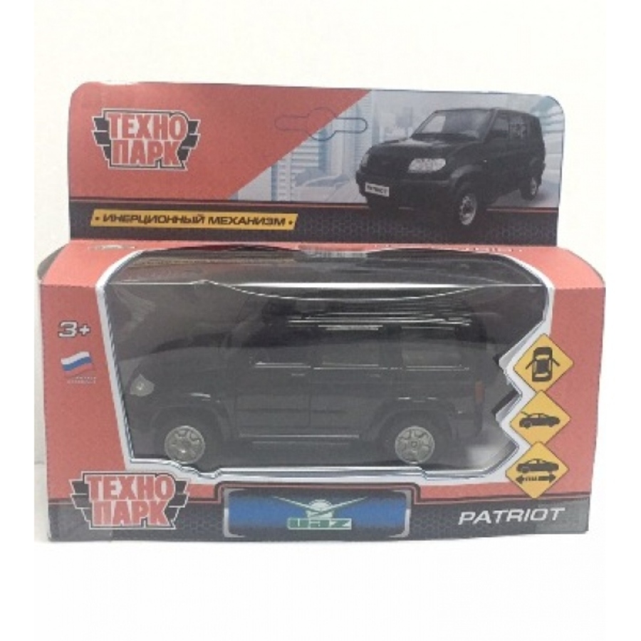 Машина металл UAZ patriot 12см двери, багажник, инерция, черный ТЕХНОПАРК SB-17-81-UP1-WB (48)
Машина металл UAZ patriot 12см двери, багажник, инерция, черный ТЕХНОПАРК SB-17-81-UP1-WB (48)