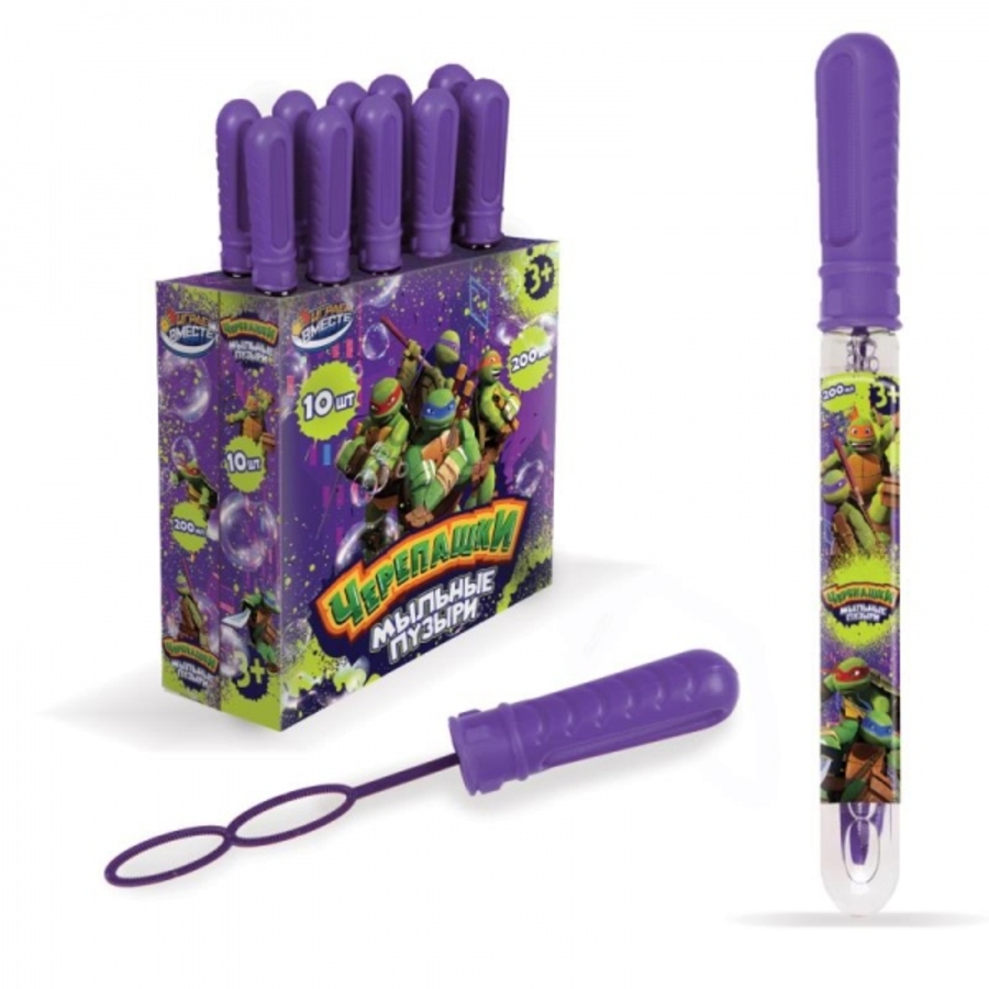 Мыльные пузыри 200мл Черепашки ИГРАЕМ ВМЕСТЕ 01007-200ЭД
Мыльные пузыри 200мл Черепашки ИГРАЕМ ВМЕСТЕ 01007-200ЭД