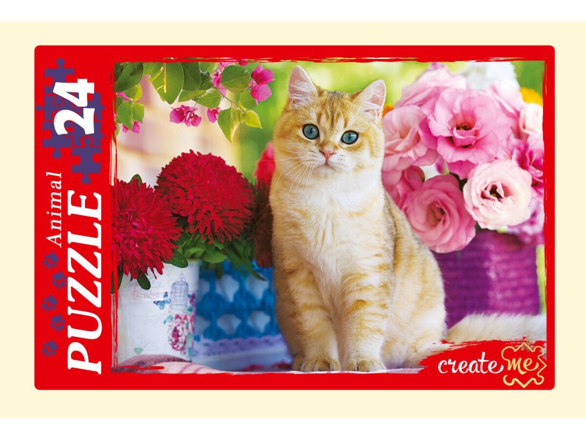 Пазлы 24 элемента Очаровательные котята №2 РЫЖИЙ КОТ П24-4684
Пазлы 24 элемента Очаровательные котята №2 РЫЖИЙ КОТ П24-4684