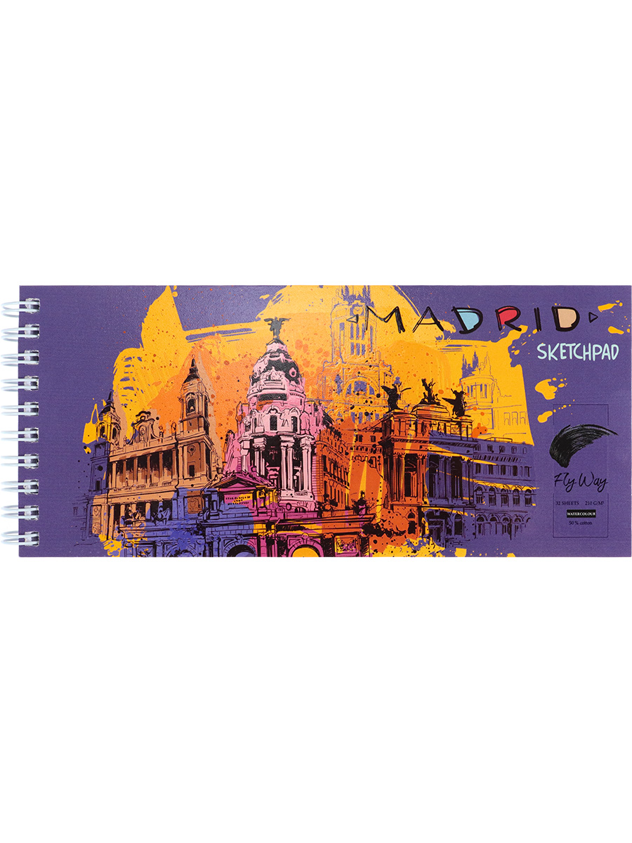 Скетчбук 90х205мм 32л гребень Нарисованный Мадрид жест.подложка 210г/м2 PROF-PRESS 32-7975
Скетчбук 90х205мм 32л гребень Нарисованный Мадрид жест.подложка 210г/м2 PROF-PRESS 32-7975