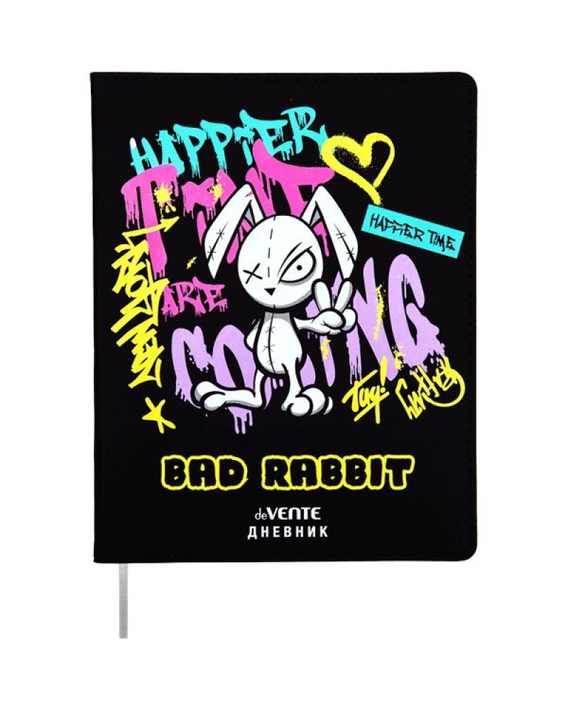 Дневник универсальный интег.обл. Bad Rabbit кожзам шелкография ляссе deVENTE 2020465 (жен)
Дневник универсальный интег.обл. Bad Rabbit кожзам шелкография ляссе deVENTE 2020465 (жен)