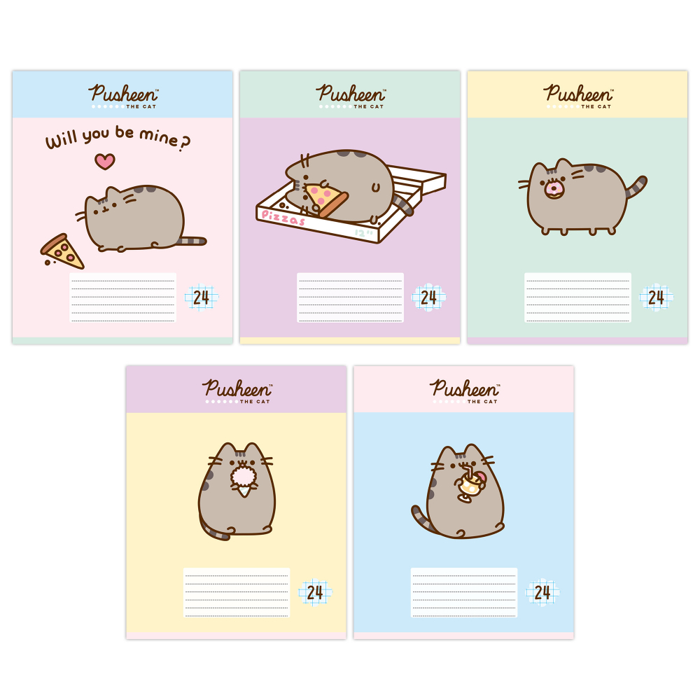 Тетрадь А5 24л клетка скрепка мелов.картон Pusheen выб.твин УФ-лак ассорти ACADEMY STYLE PS16/5
Тетрадь А5 24л клетка скрепка мелов.картон Pusheen выб.твин УФ-лак ассорти ACADEMY STYLE PS16/5