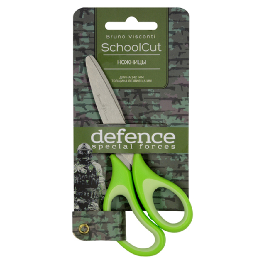 Ножницы детские 142мм Schoolcut пехота закругленные прорезин.ручки BRUNO VISCONTI 60-0029/01
Ножницы детские 142мм Schoolcut пехота закругленные прорезин.ручки BRUNO VISCONTI 60-0029/01