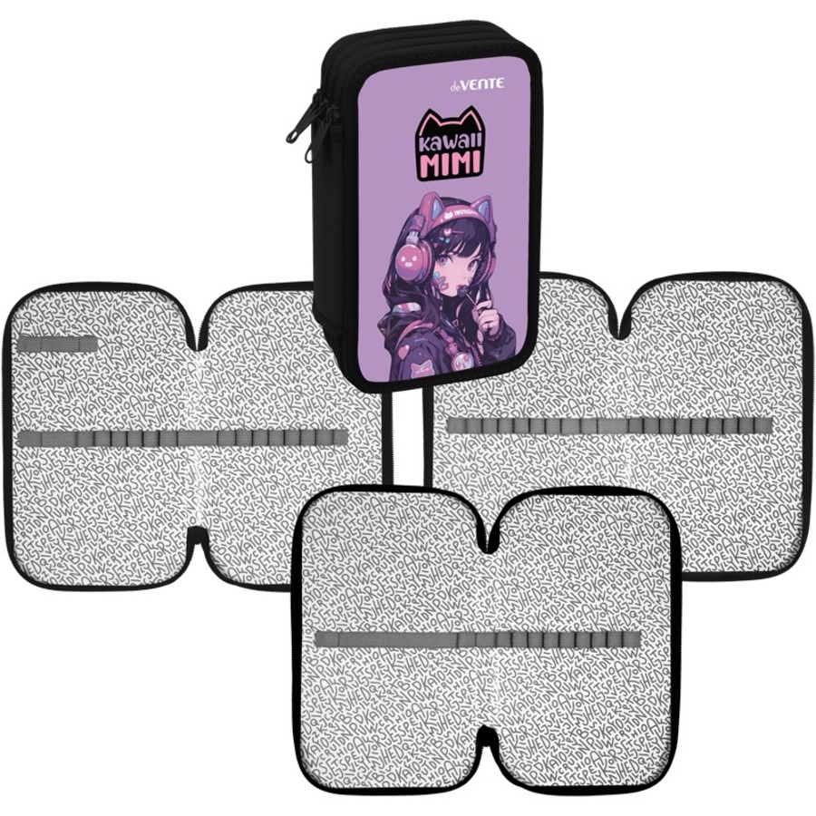Пенал 3отд. Kawaii Mimi 120х205мм фольга конгрев.тиснение deVENTE 7013508
Пенал 3отд. Kawaii Mimi 120х205мм фольга конгрев.тиснение deVENTE 7013508
