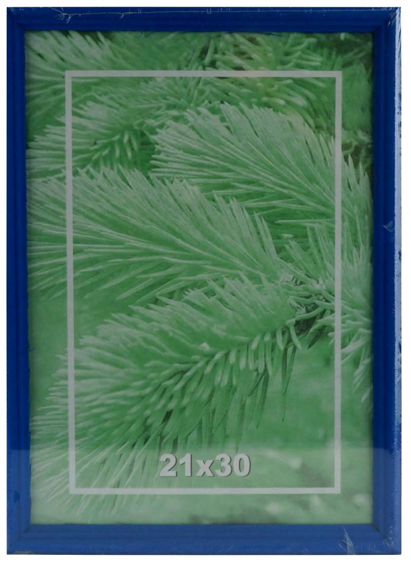 Фоторамка 21х30см дерево Синий профиль 1 МИР РАМОК 00-00000605 
Фоторамка 21х30см дерево Синий профиль 1 МИР РАМОК 00-00000605