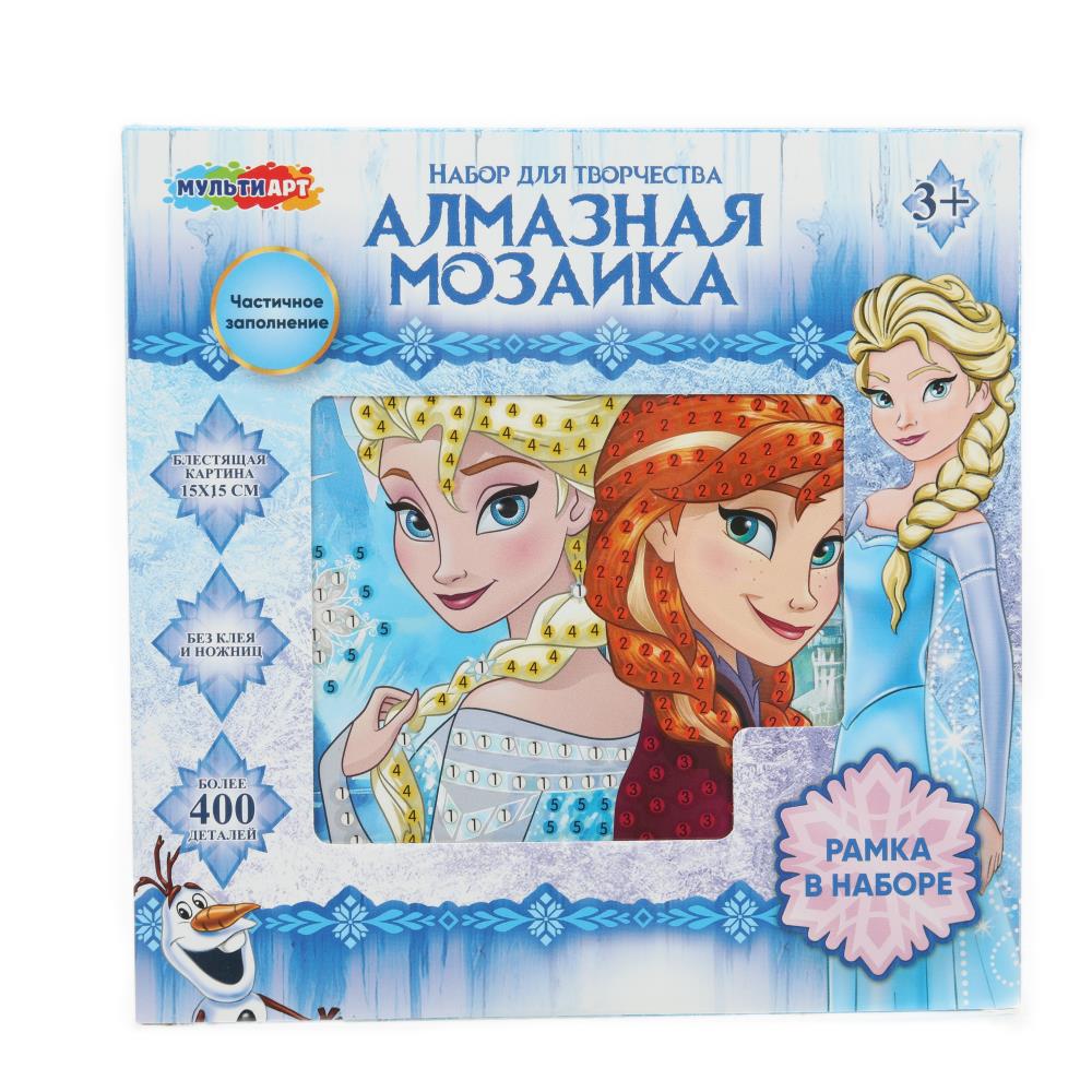 Мозаика алмазная 15х15см Снежная принцесса
Мозаика алмазная 15х15см Снежная принцесса