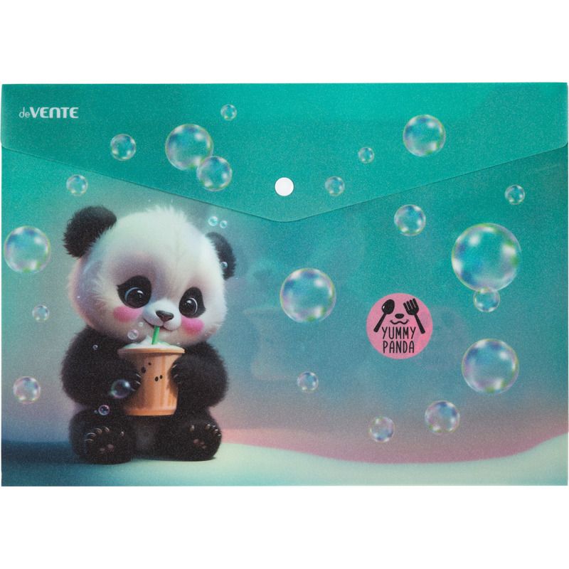 Папка с кнопкой пластик А4 1отд. пл.180мкм Yummy Panda матовая полупрозрачная deVENTE 3079561
Папка с кнопкой пластик А4 1отд. пл.180мкм Yummy Panda матовая полупрозрачная deVENTE 3079561