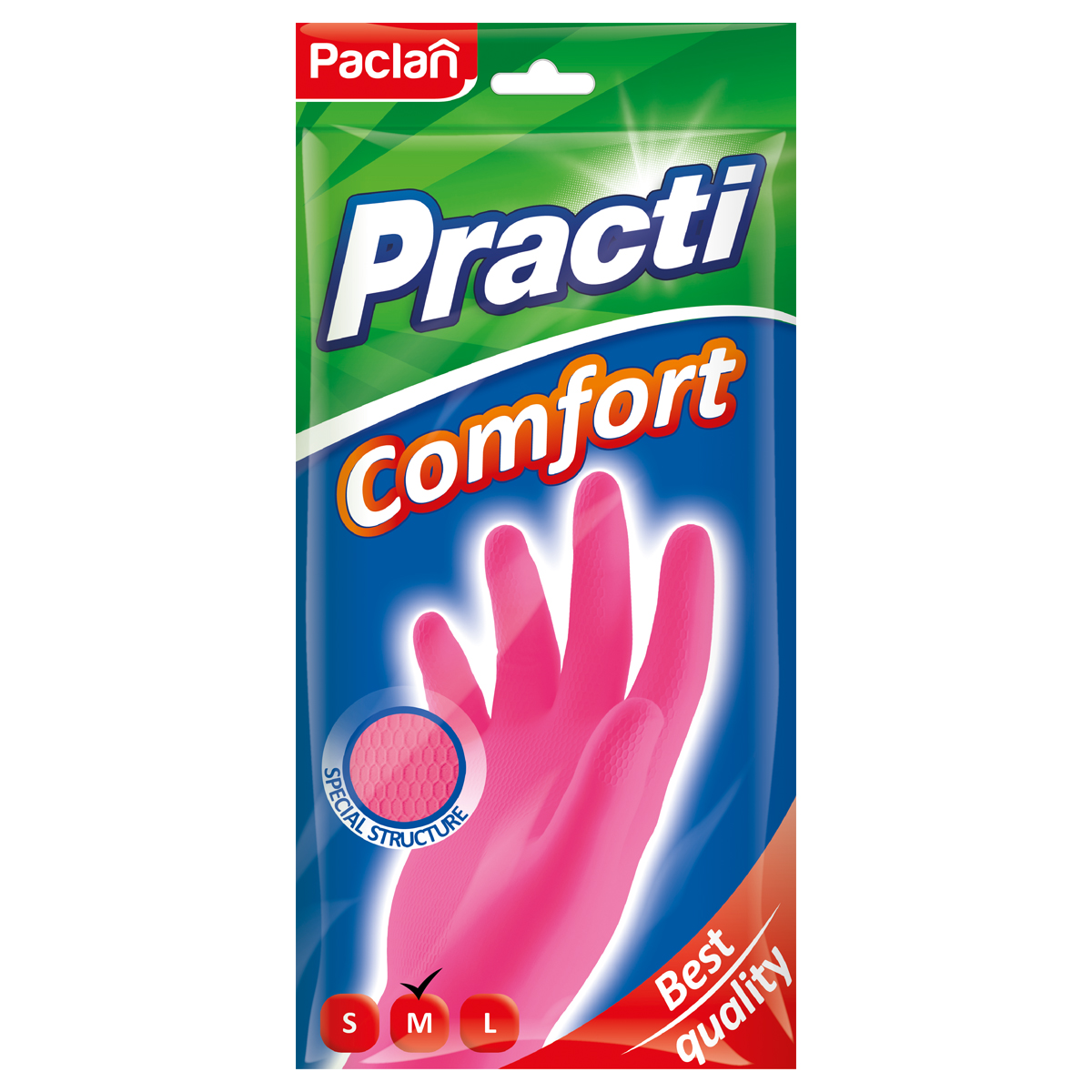 Перчатки резиновые Practi Comfort M Paclan 407651/407652
Перчатки резиновые Practi Comfort M Paclan 407651/407652