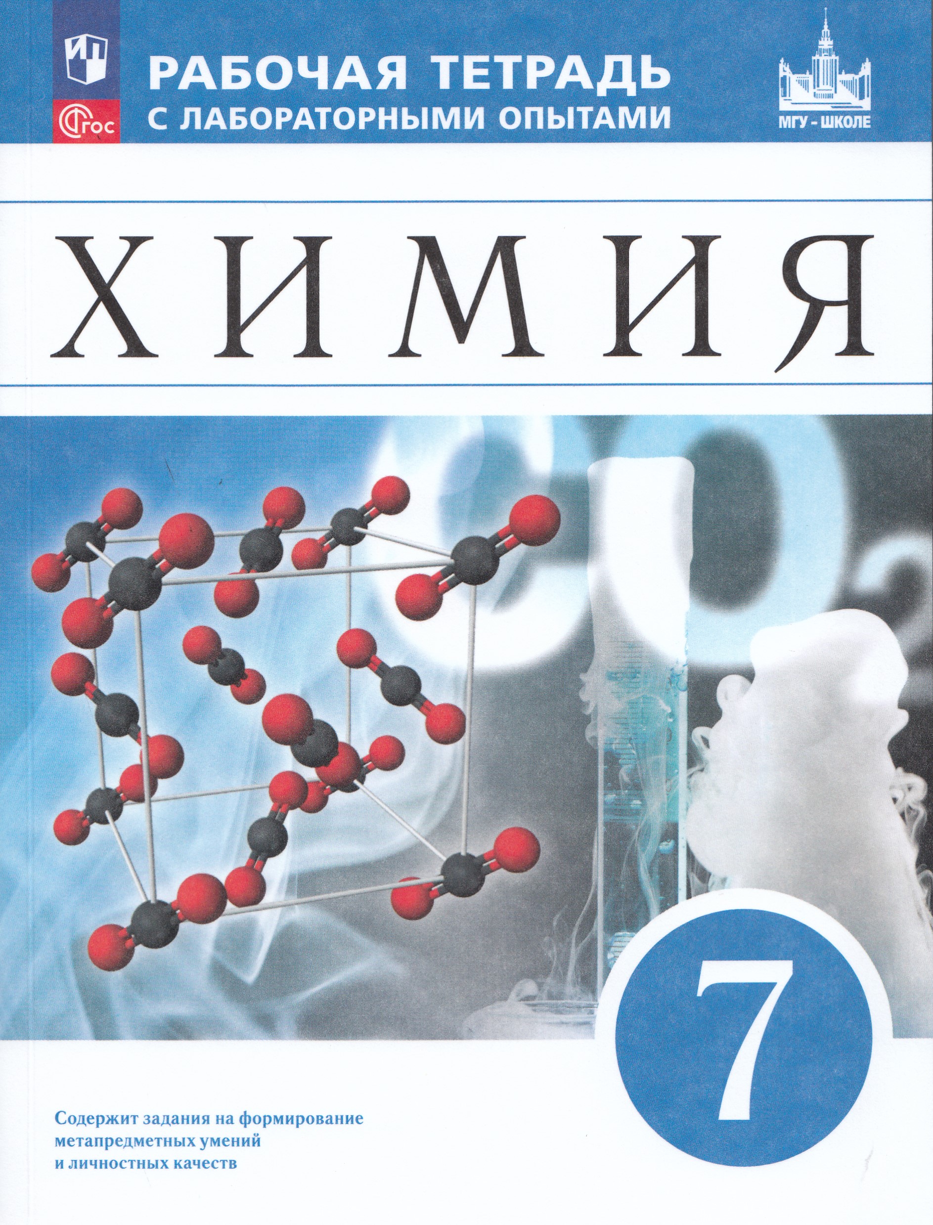 Химия. 7 класс. Рабочая тетрадь с лабораторными опытами
Химия. 7 класс. Рабочая тетрадь с лабораторными опытами
