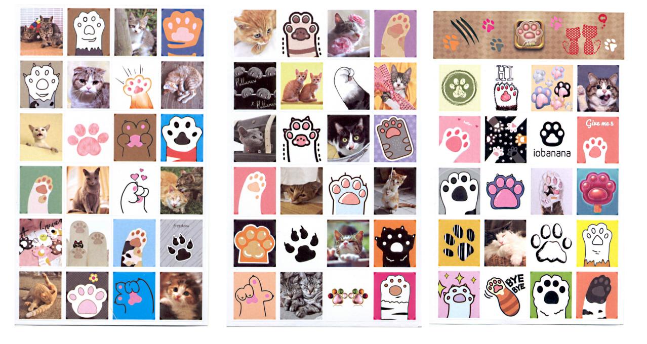 M-20420 Набор наклеек 130х200мм 3л Лапки
M-20420 Набор наклеек 130х200мм 3л Лапки