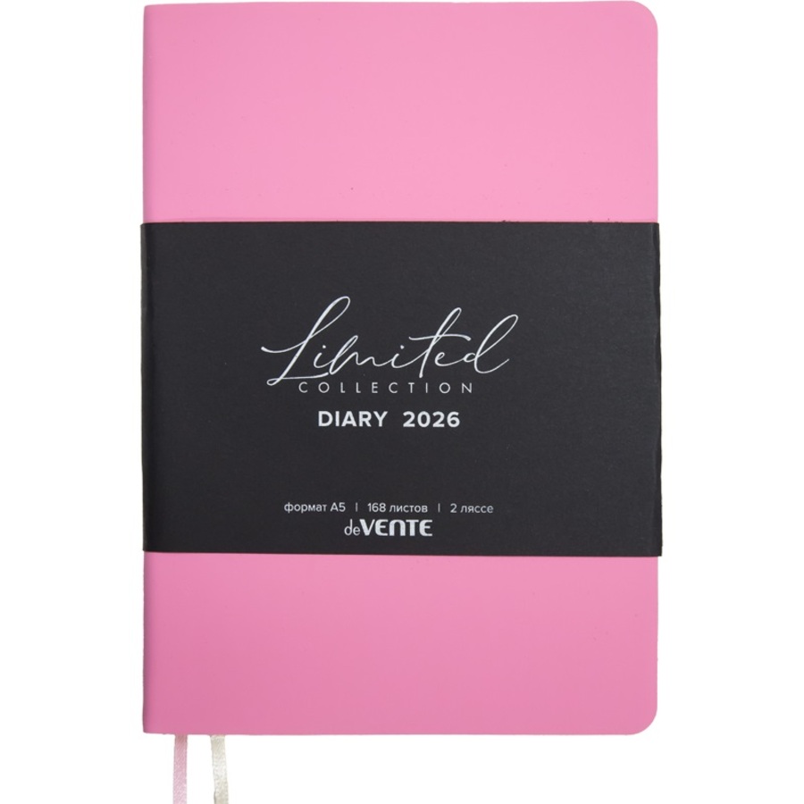 Ежедневник А5 168л датир. 2026г интег.обл. Nobile розовый кожзам 2 ляссе deVENTE 2332621
Ежедневник А5 168л датир. 2026г интег.обл. Nobile розовый кожзам 2 ляссе deVENTE 2332621