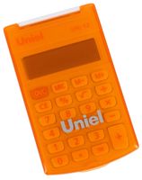 Калькулятор карманный 8 разряд. оранжевый Uniel UK-12O Калькулятор карманный 8 разряд. оранжевый Uniel UK-12O