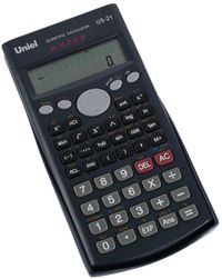Калькулятор научный 10+2 разряд. 240 функций черный для ЕГЭ UNIEL US-21