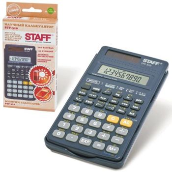 Калькулятор научный 10+2 разряд. 139 функций 2-е пит. для ЕГЭ STAFF STF-310 Калькулятор научный 10+2 разряд. 139 функций 2-е пит. для ЕГЭ STAFF STF-310