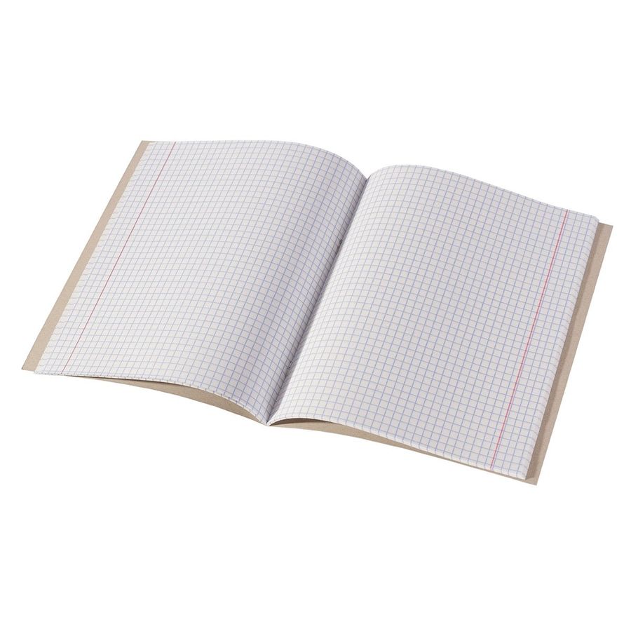 Тетрадь А5 36л клетка скрепка мелов.картон Архитектура