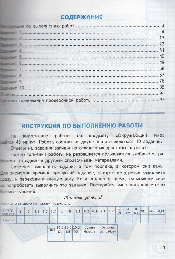ВПР. Окружающий мир за курс начальной школы. Типовые задания. 10 ...