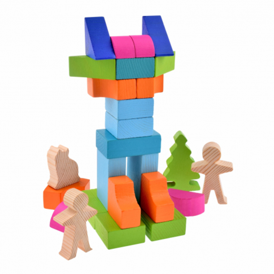 Конструктор деревянный Томик 45 дет 524₽