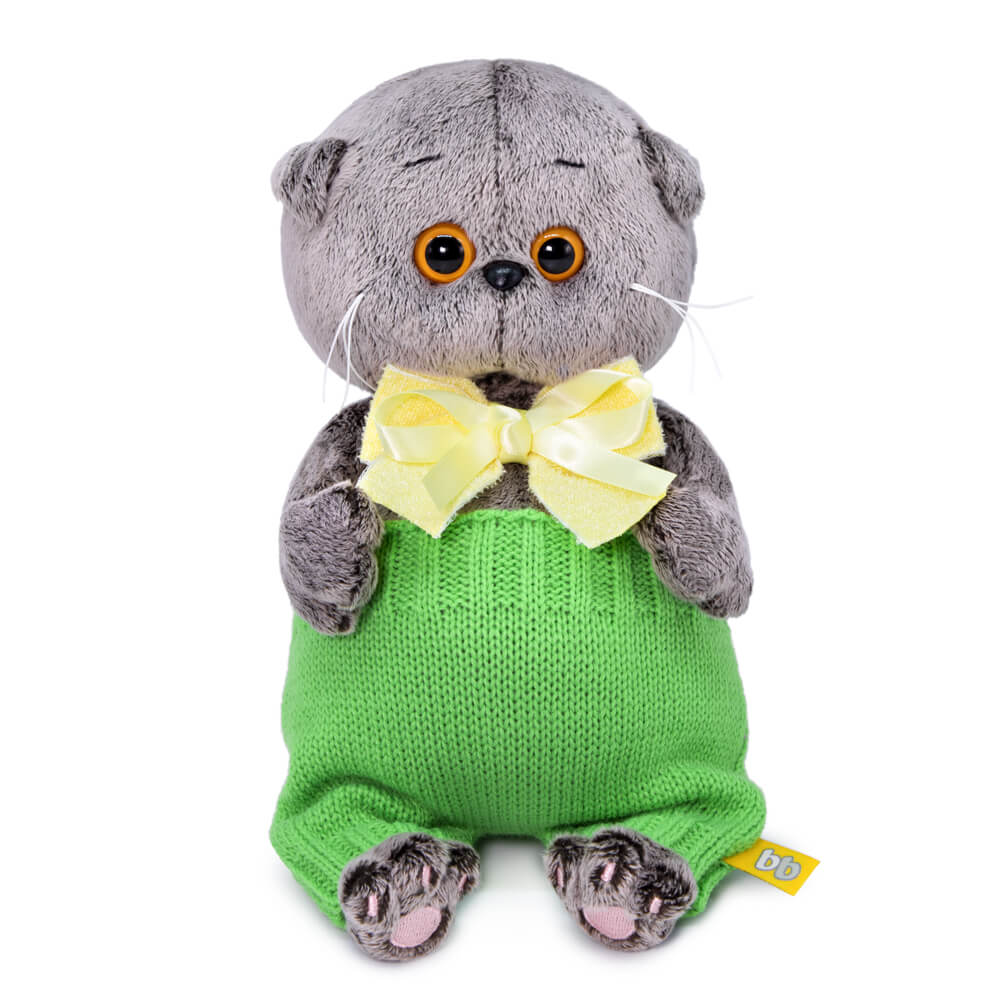 

Игрушка мягкая BASIK baby Басик BABY в вязаных штанишках 20см