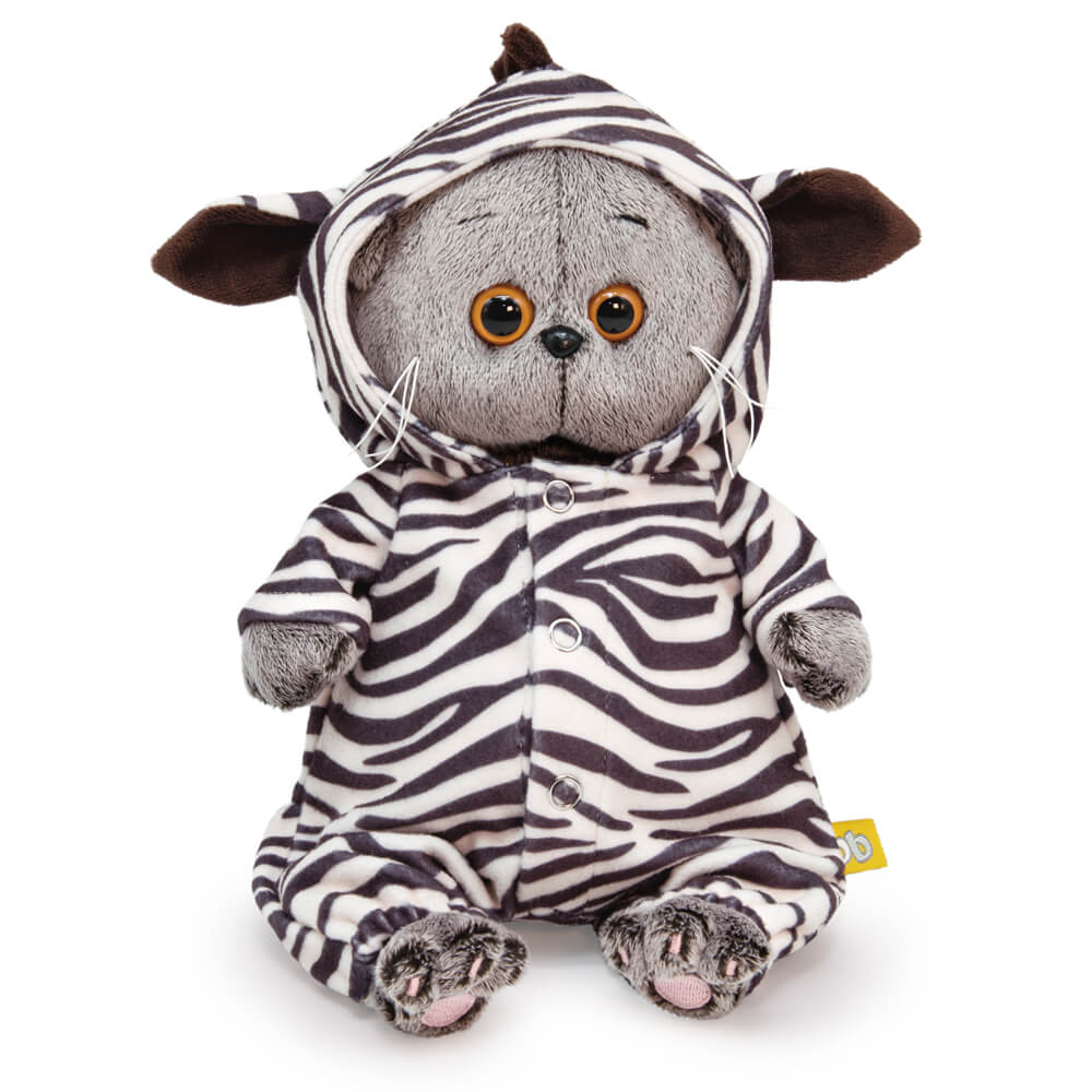 

Игрушка мягкая BASIK baby Басик BABY в комбинезоне Зебра 20см