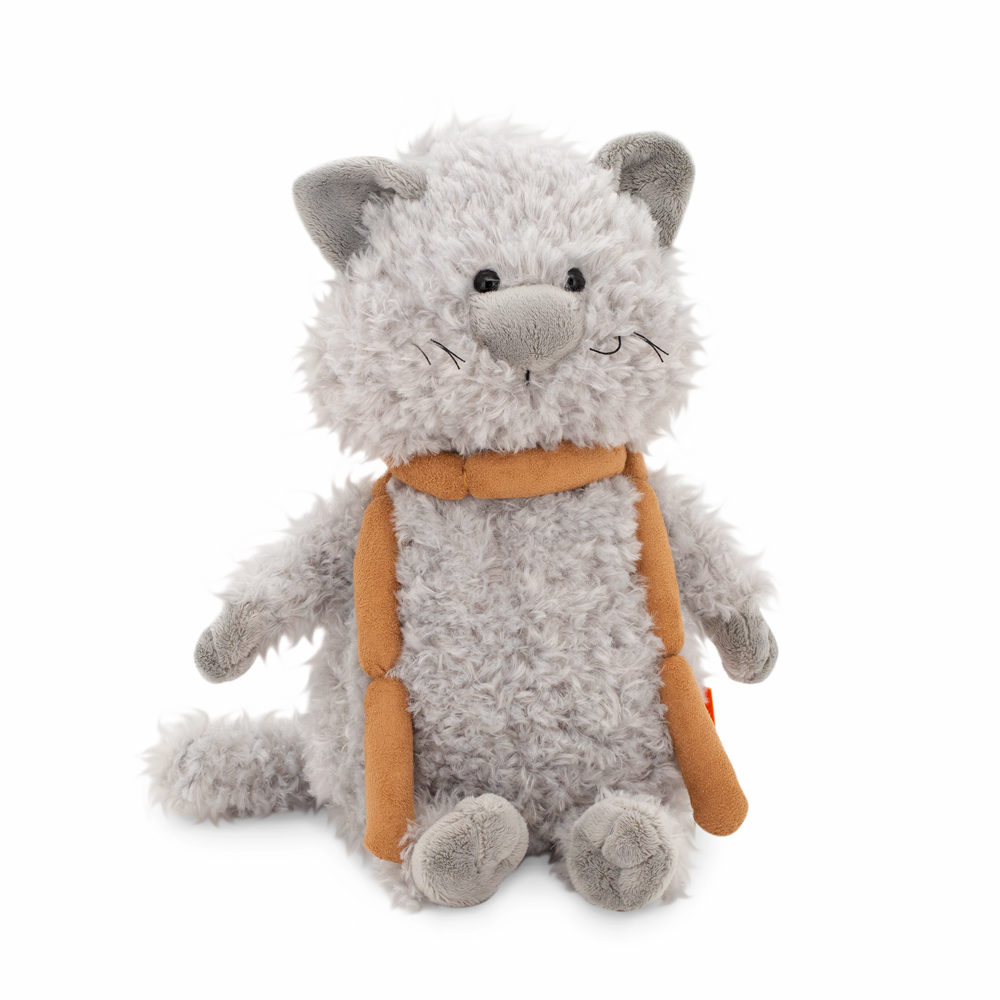 

Игрушка мягкая Кот Обормот с сосисками 25см