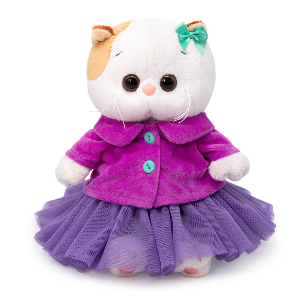 

Игрушка мягкая LI-LI baby Ли-Ли BABY в пурпурной курточке и юбочке 20см