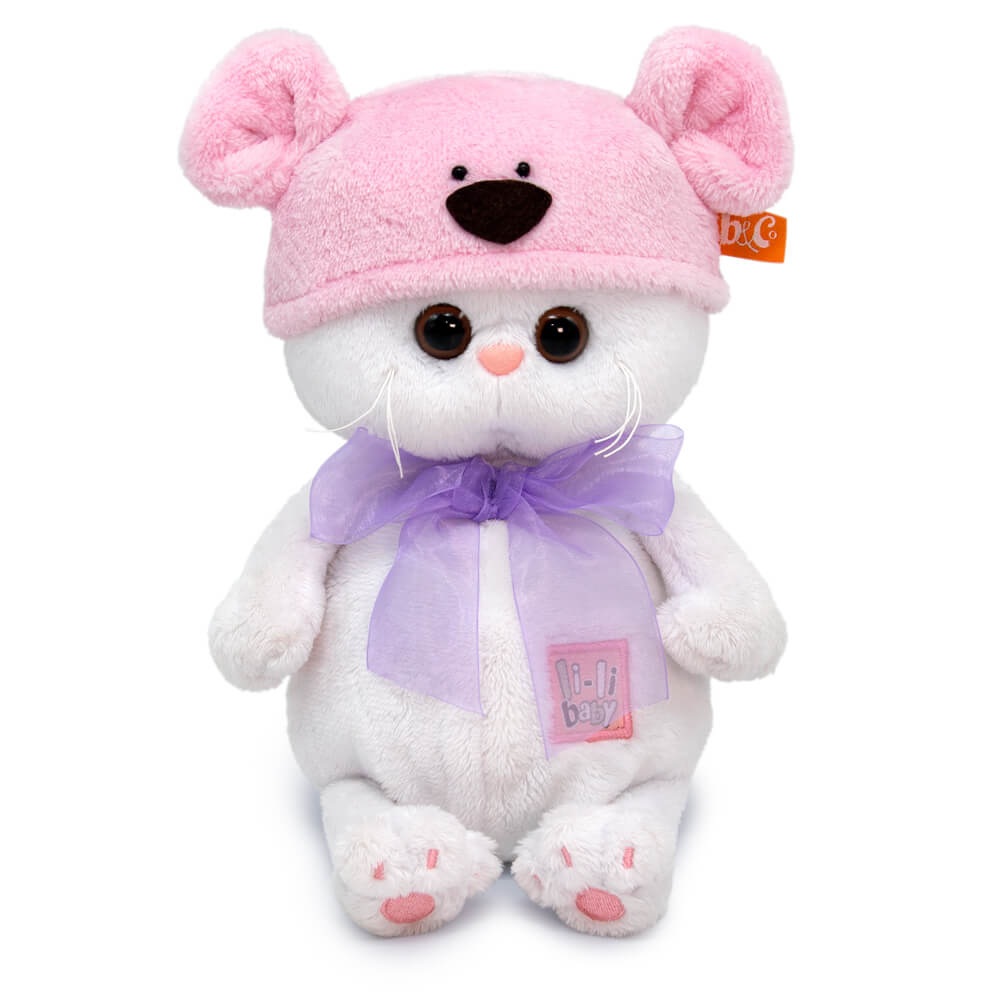 

Игрушка мягкая LI-LI baby Ли-Ли BABY в шапке Мышка 20см