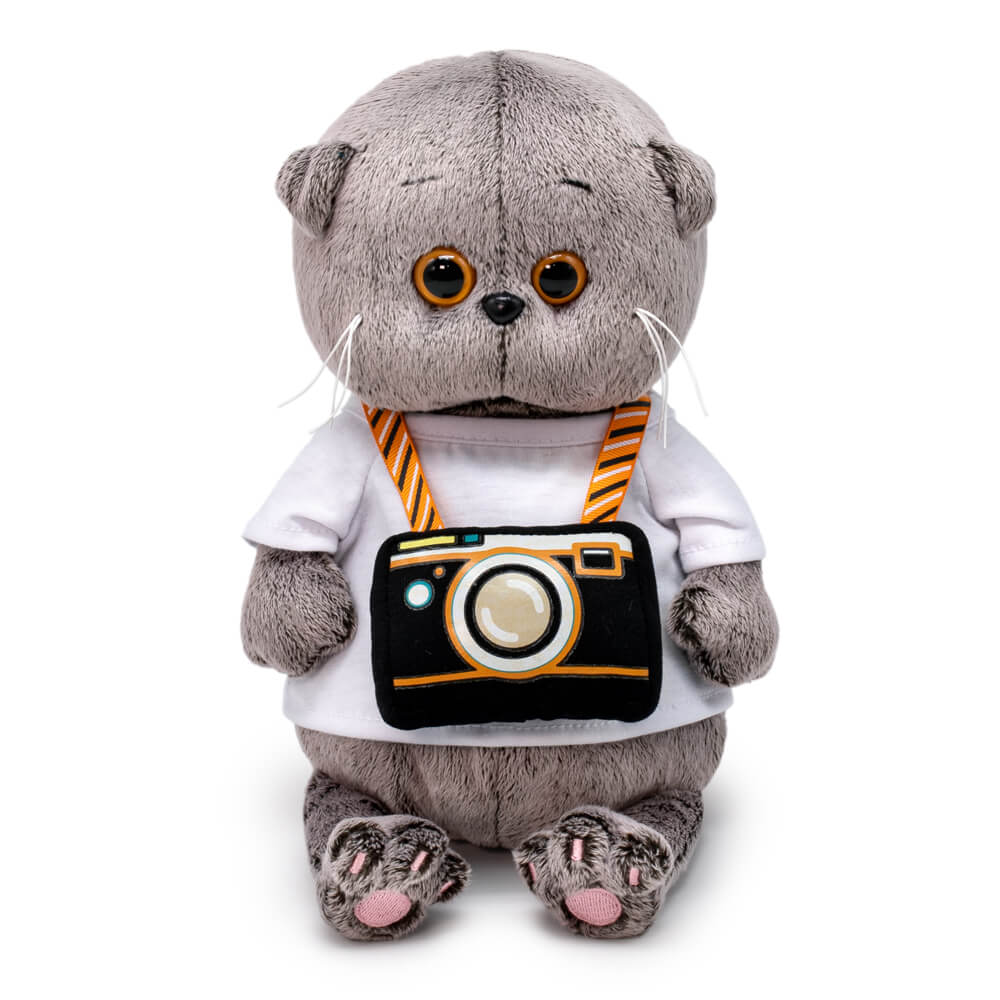 

Игрушка мягкая BASIK baby Басик BABY с фотоаппаратом 20см