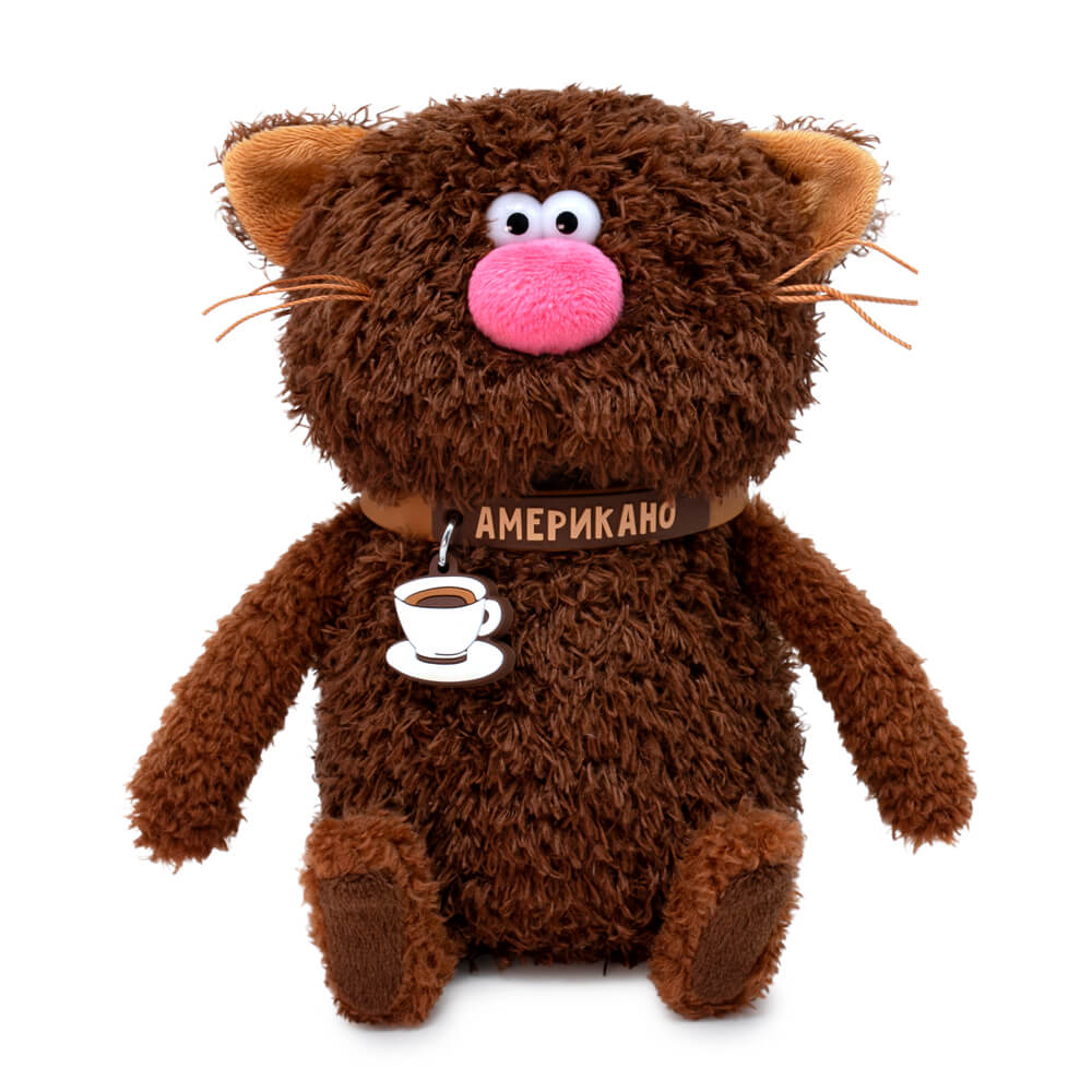 

Игрушка мягкая Кофейные коты Котик Американо 16см