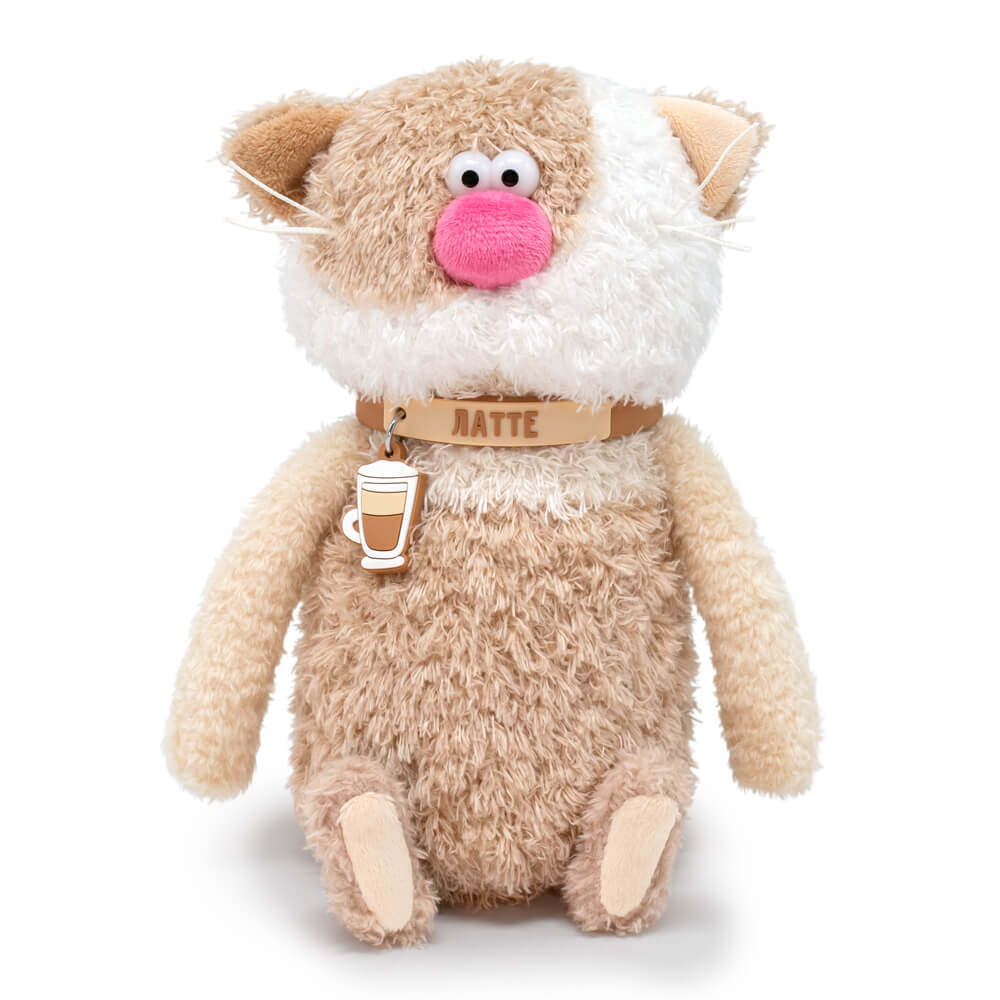 

Игрушка мягкая Кофейные коты Кот Латте 19см
