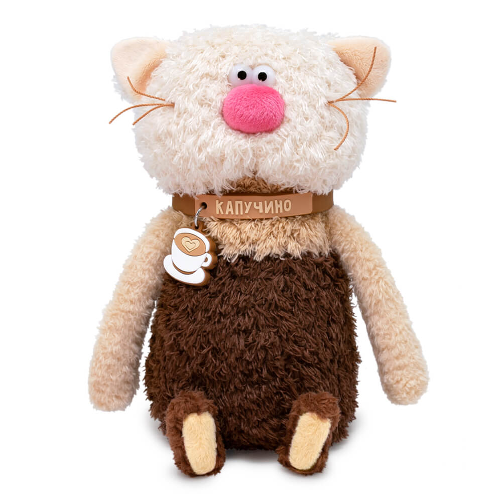 

Игрушка мягкая Кофейные коты Кот Капучино 19см