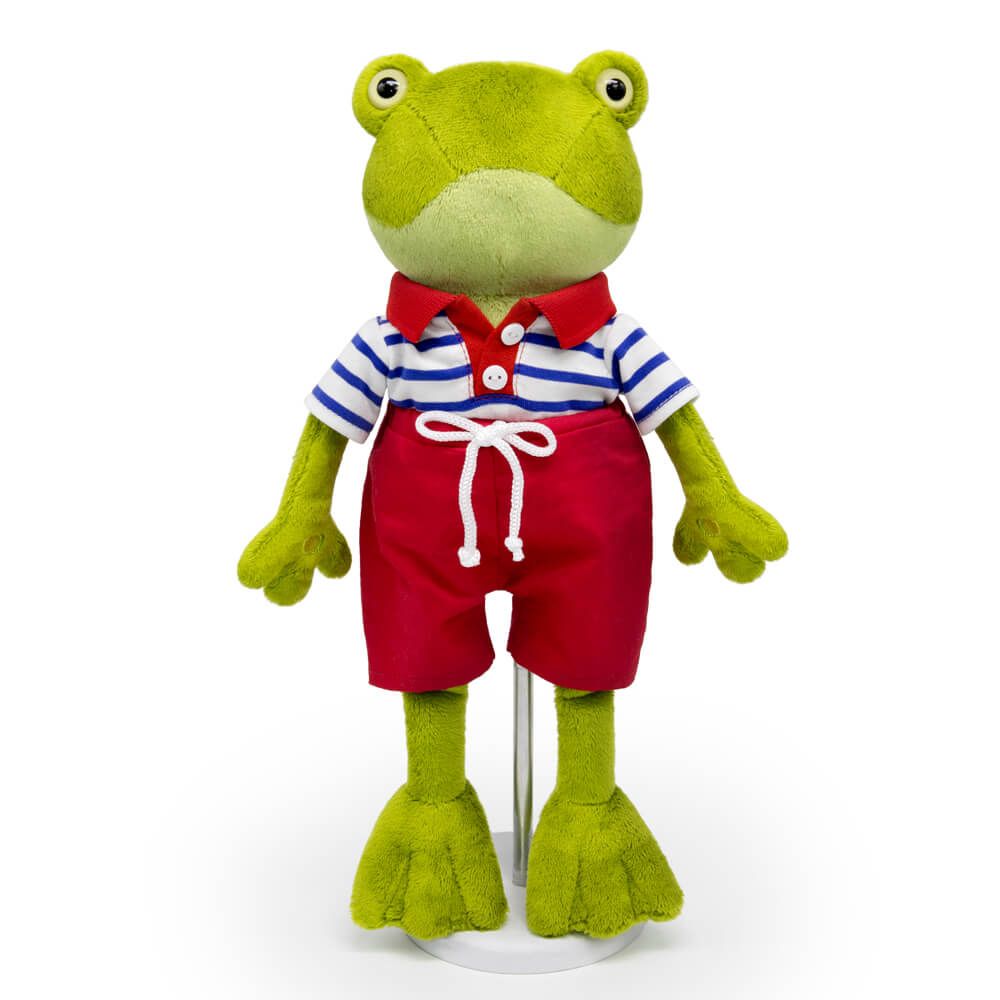 

Игрушка мягкая Мы — Кваковские Лягушка Жорик Кваковский в морском комплекте 16см