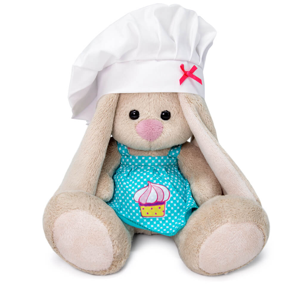 

Игрушка мягкая Зайка Ми поваренок /малыш 15см