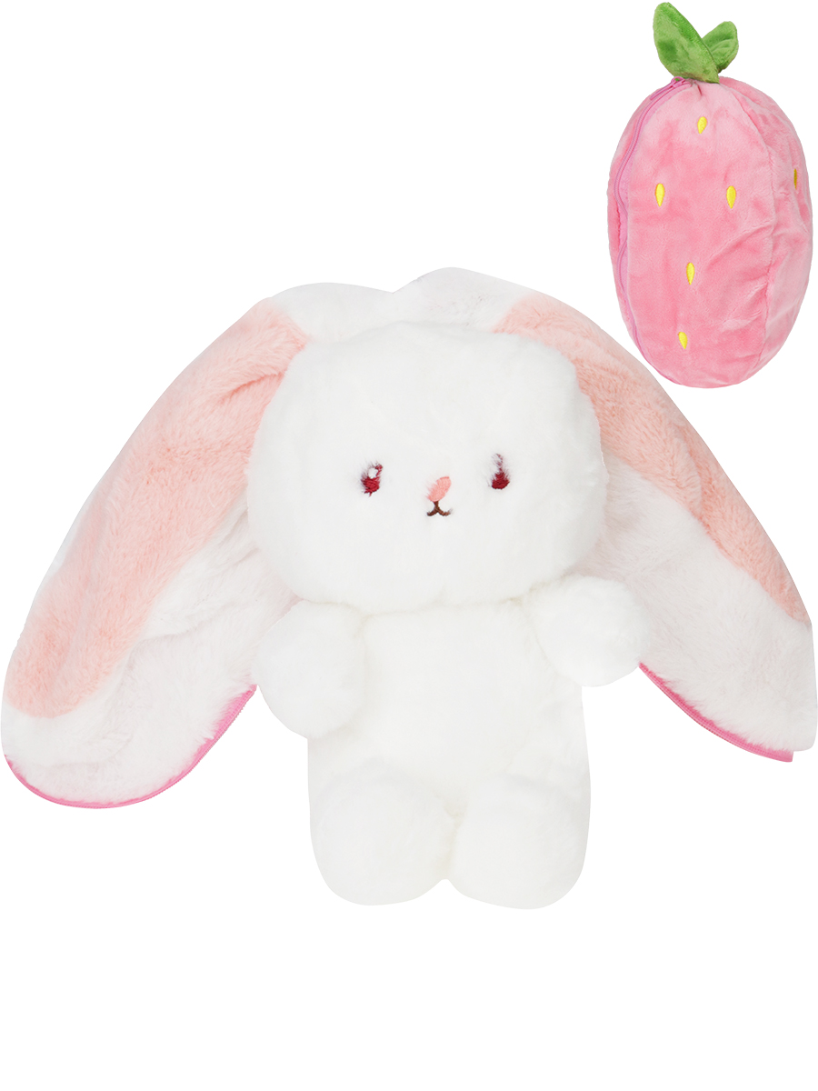 Игрушка мягкая Заяц застегивается в пакете 20см 787₽