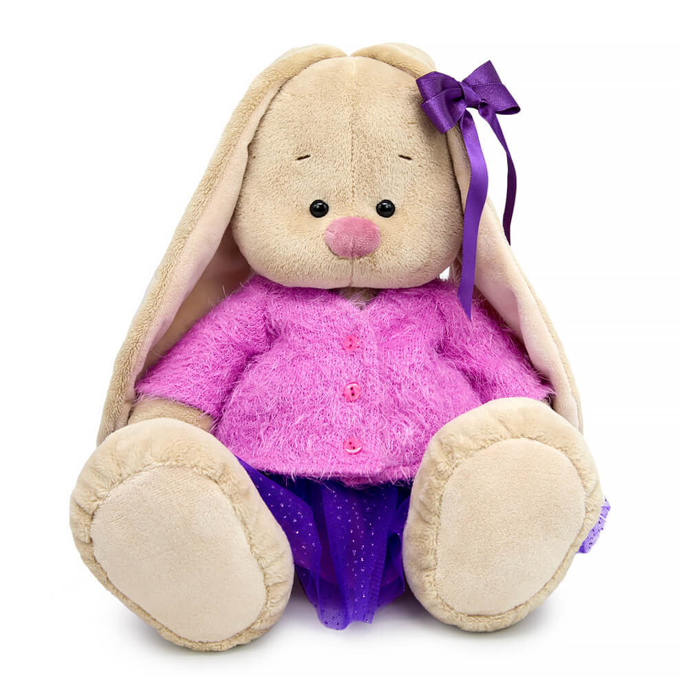 

Игрушка мягкая SidL-679 Зайка Ми в кардигане и пышной юбке /большой 34см