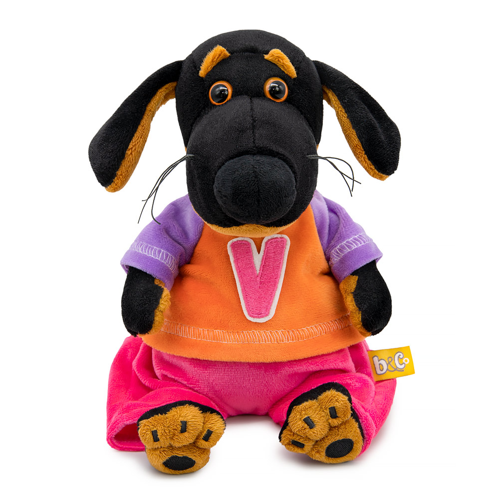 

Игрушка мягкая VAKSON baby Ваксон BABY в костюмчике в стиле спорт-шик 19см