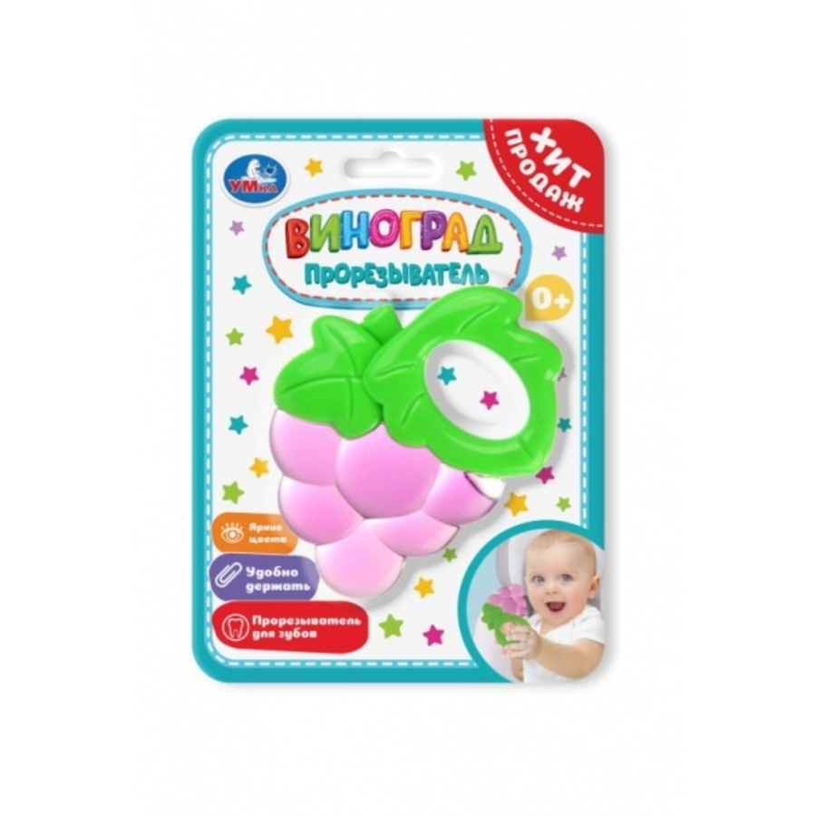 

Развивающая игрушка-прорезыватель Виноград /блистер