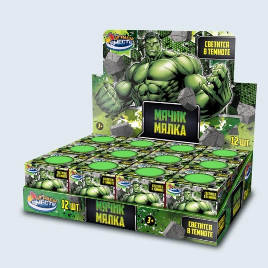 

Игрушка Мялка Мяч неоновый 6см ассорти