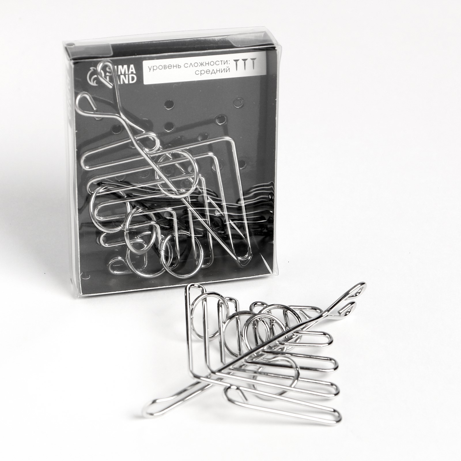 Головоломка металлическая Раздели на части 53 121₽