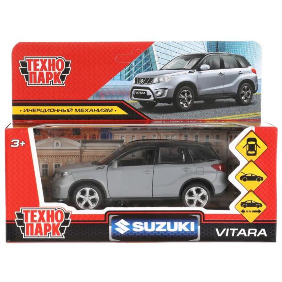 

Машина металл Suzuki Vitara S 2015 Матовый 12см двери, багажник, инерция, серый ТЕХНОПАРК VITARA-12F