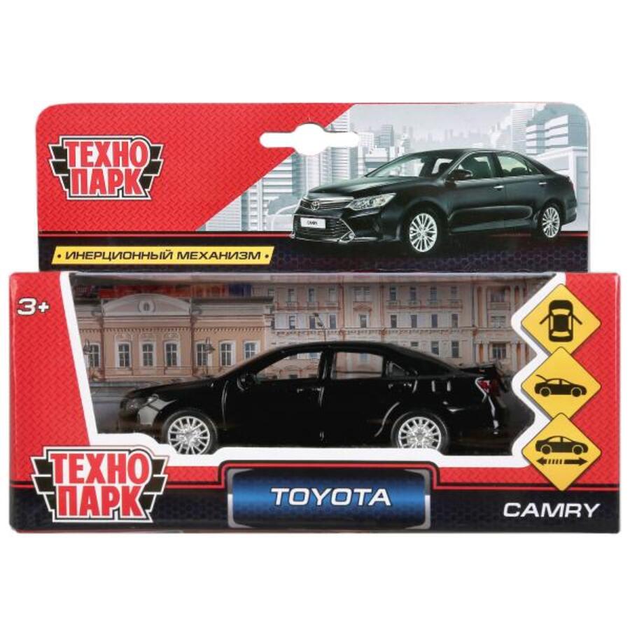 

Машина металл Toyota Camry 12см двери, багажник, инерция, черный ТЕХНОПАРК CAMRY-BK