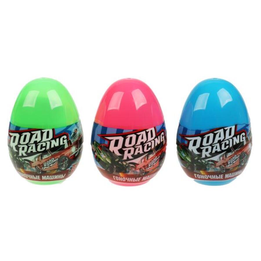 Машина металл Яйцо Гоночное авто 65см ассорти дисплей ТЕХНОПАРК 2106I069-R 116₽