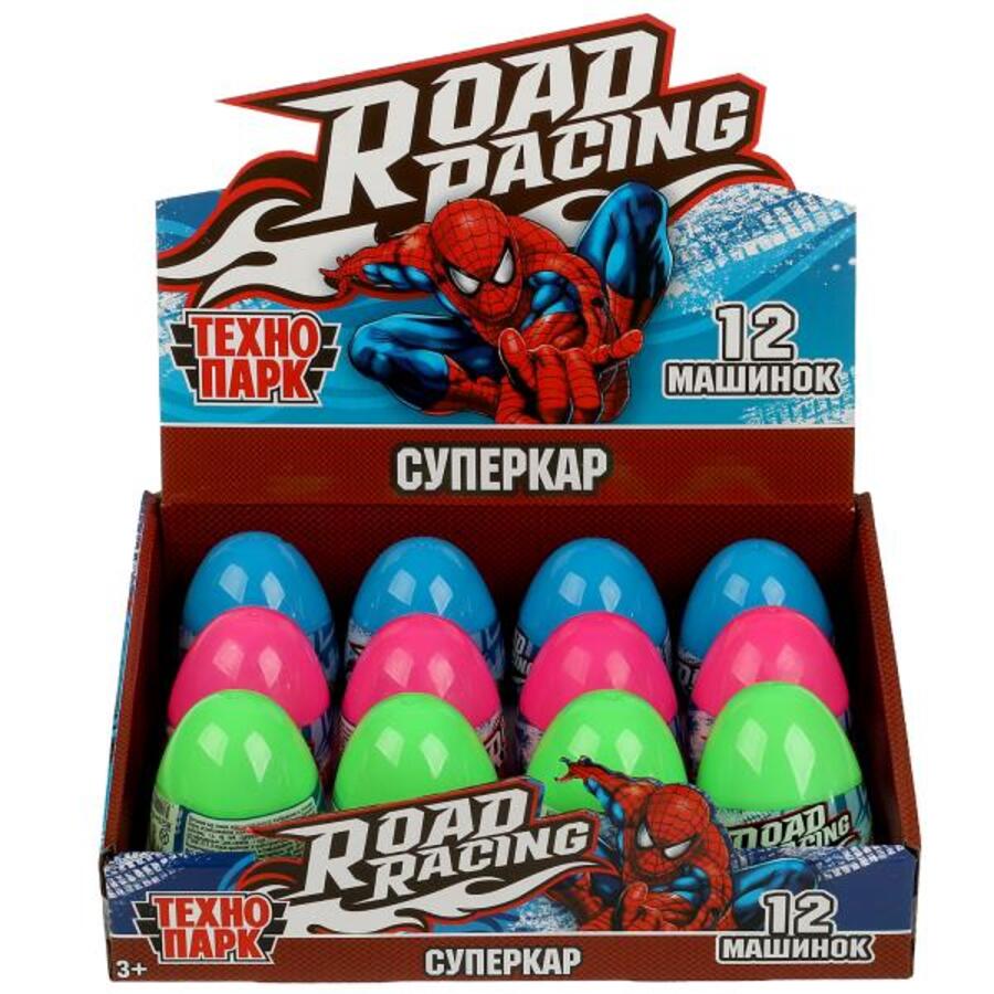 

Машина металл Road Racing Спайдер 5см дисплей ТЕХНОПАРК RR-7-093-EGS12-SM-R