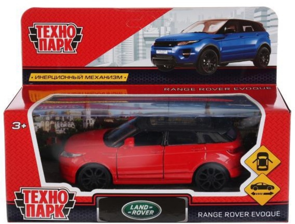 

Машина металл Land Rover Range Rover Evoque 12,5см двери, инерция, красный ТЕХНОПАРК EVOQUE-RD (72)