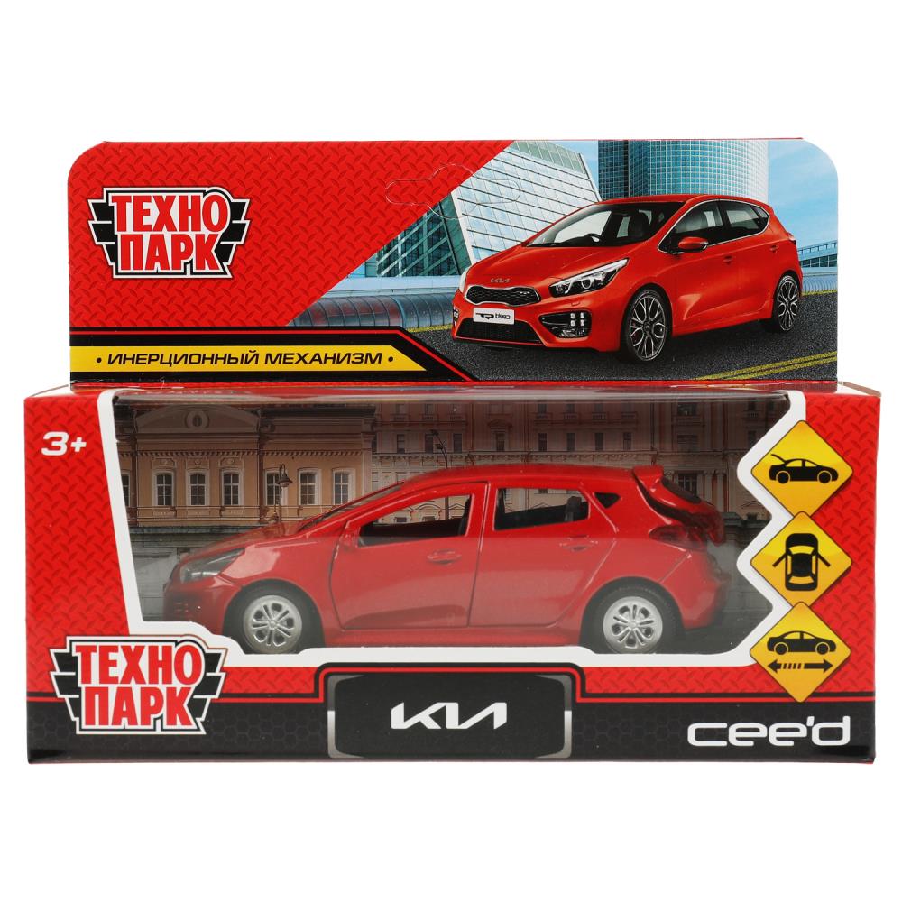 

Машина металл Kia Ceed 12см двери, багажник, инерция, красный ТЕХНОПАРК CEED-12-RD