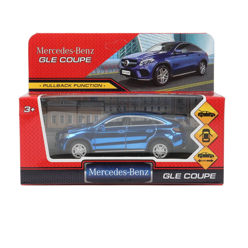 

Машина металл Mercedes-Benz Gle Coupe 12см двери, багажник, инерция, синий ТЕХНОПАРК GLE-COUPE-BUCH