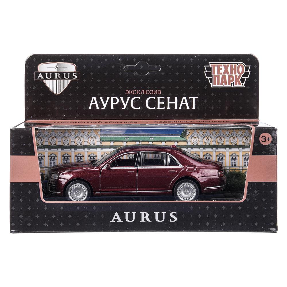 

Машина металл Аурус Сенат 13,5см двери, багажник, инерция, бордовый ТЕХНОПАРК SENAT-13-VIN (72)
