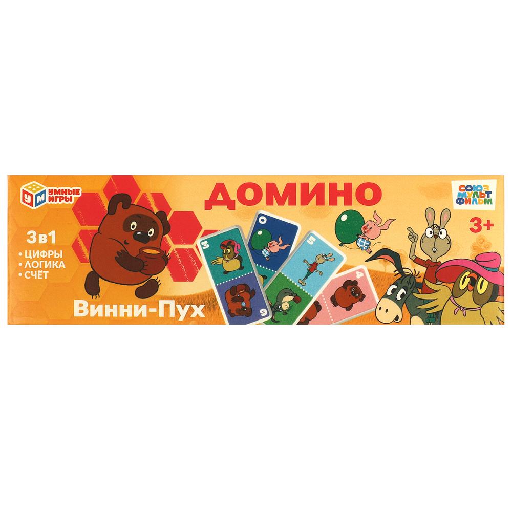 

Домино пластиковое 3в1 Союзмультфильм Винни-Пух