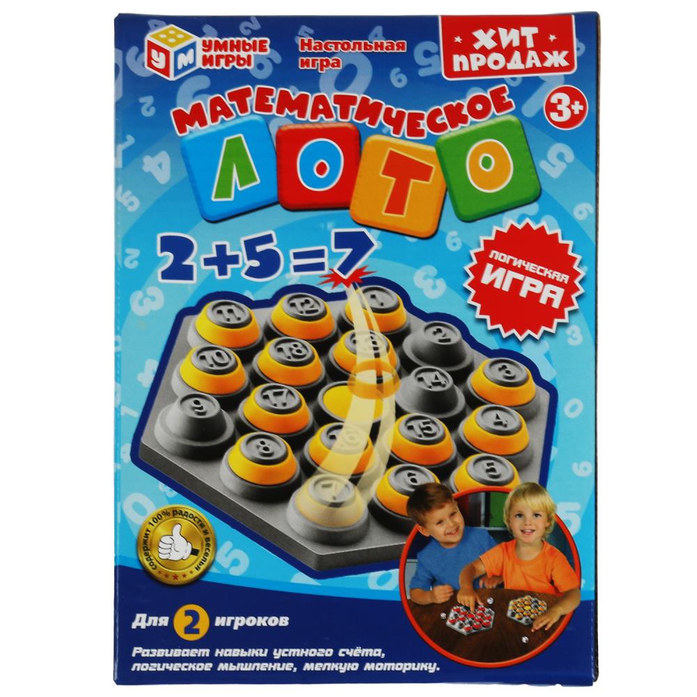 

Игра настольная Математическое лото