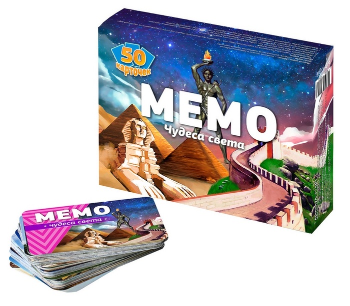 

Игра настольная Мемо Чудеса света